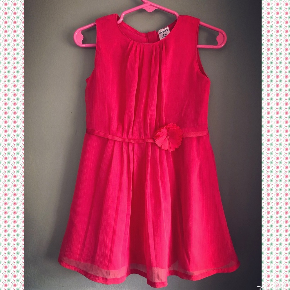 Coral Pink Dress •24 months•